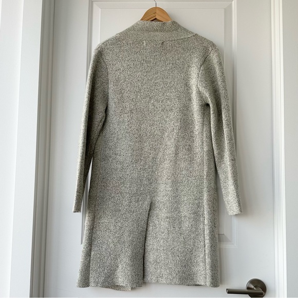 Monteau Long Grey Knit Cardigan XS - Picture 2 of 7